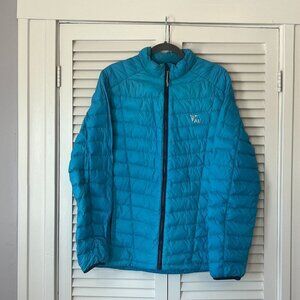 TAK men's puffer jacket blue large down